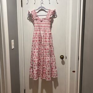 HILL HOUSE Elle nap mermaid midi dress